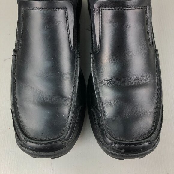 Cole Haan Men\'s Size 7.5M Country Black Leather Closed Square Toe Slip On Loafer main image 6
